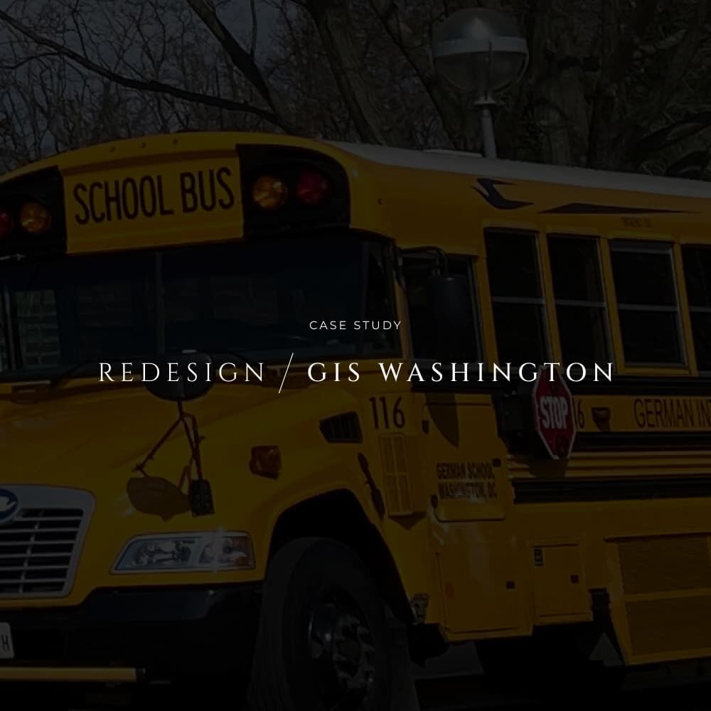 Webdesign Case Study: GIS Washington